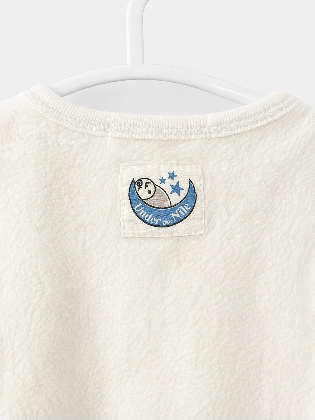 Under The Nile Organic Cotton Footed Sleeper Ivory Size M Euc — image 4 of 5